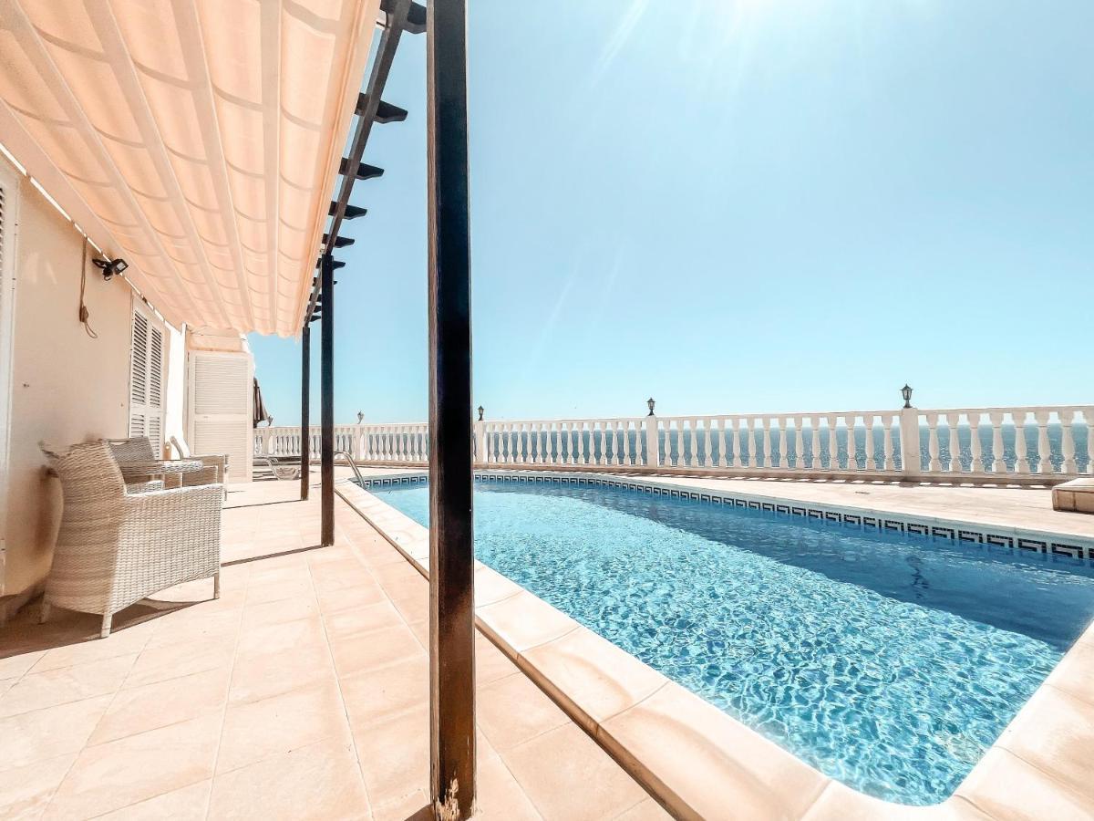 Villa Julia, First Line, 3 Bedrooms, Stunning Ocean View, Pool In 칼라오살바헤 외부 사진